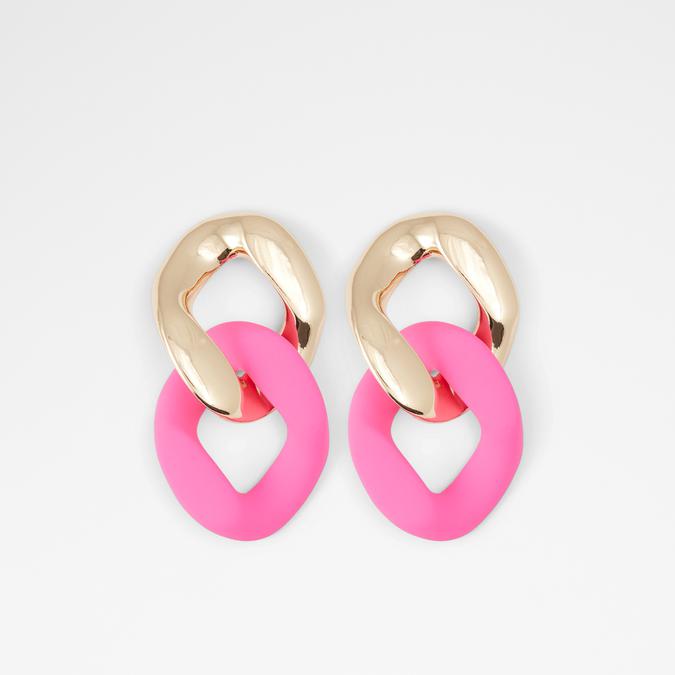 Galare Women's Fuchsia Pierced Earring image number 0