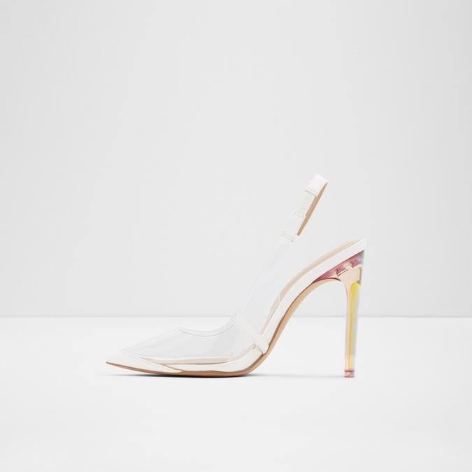 Feiwia Women's Clear Block Heel Shoes image number 2