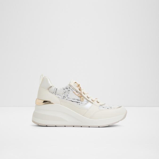 Caroteriel-In Women's White Sneaker Wedges