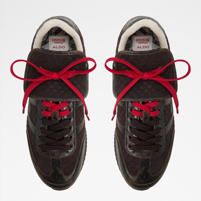 Thevoid-In Men's Brown Low Top Sneakers image number 2