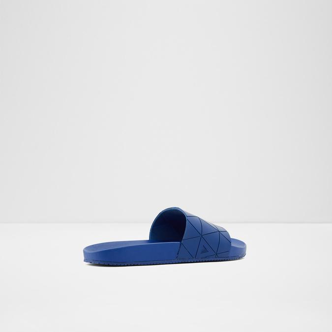 Thelidien Men's Medium Blue Single Strap Sandals image number 2