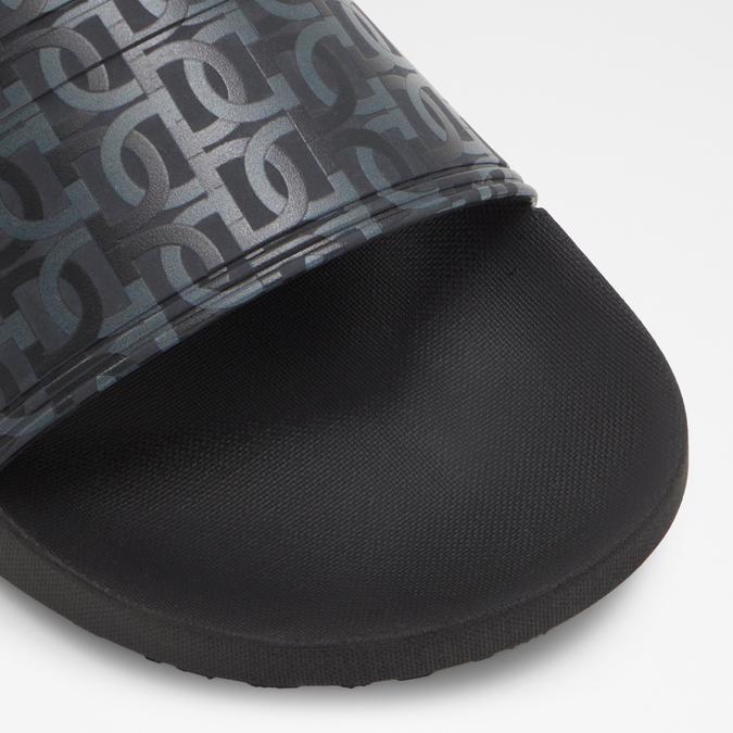 Dinmore Men's Black Single Strap Sandals image number 5