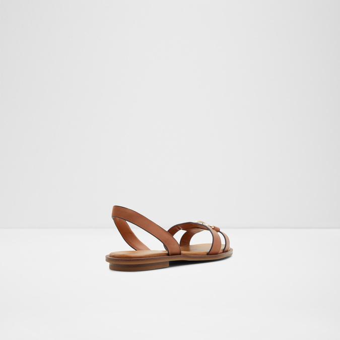 Odele Women's Medium Brown Flat Sandals image number 2