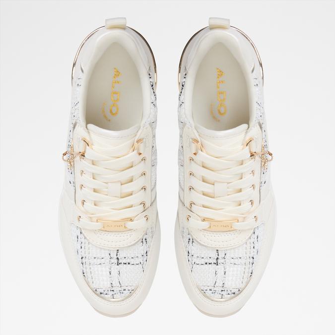 Caroteriel-In Women's White Sneaker Wedges