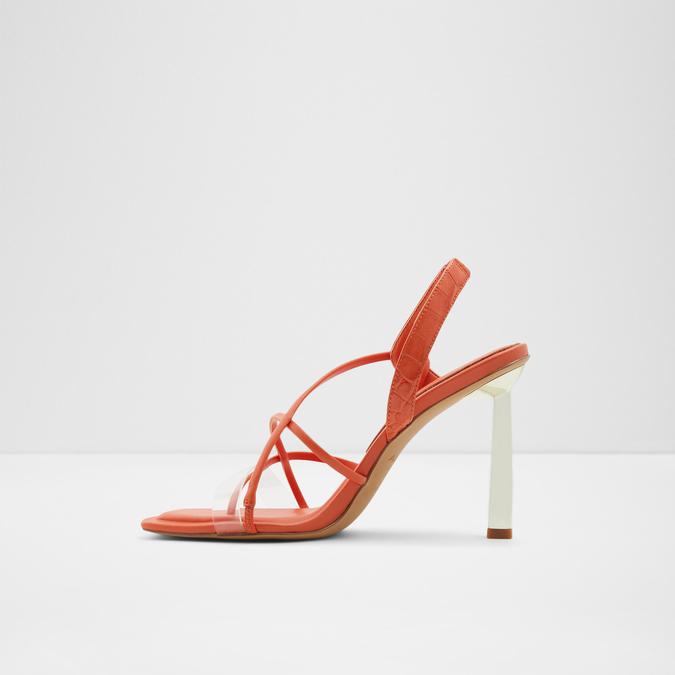 Juliet Women's Bright Orange Dress Sandals image number 3