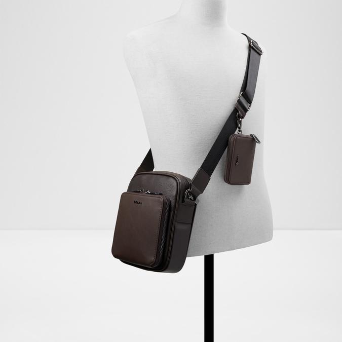 Maximilian Men's Brown Cross Body image number 3