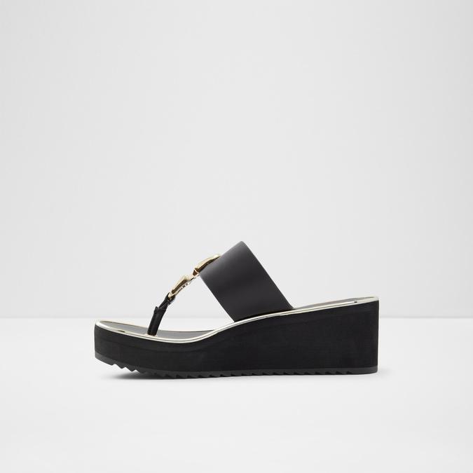 Toea Women's Black Sandals image number 3