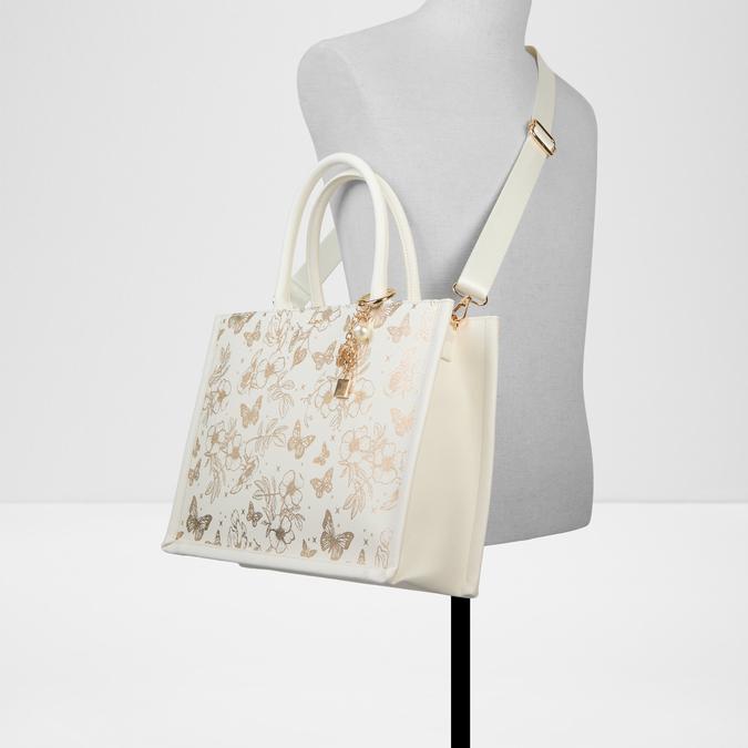 Florency Women's Beige Satchel image number 3