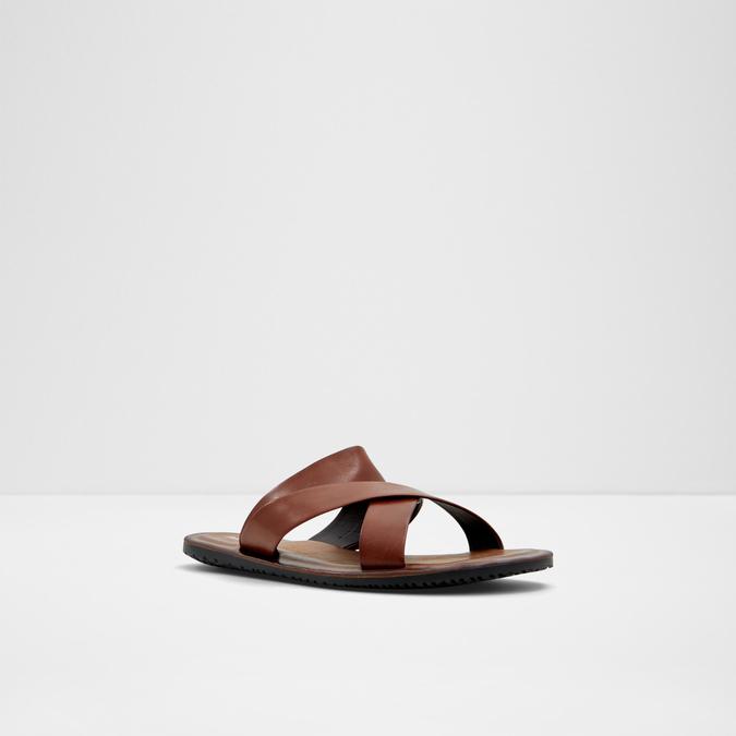 Zahir Men's Cognac Sandals image number 4