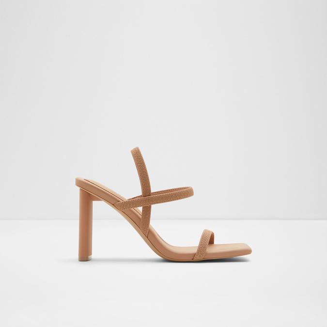 MEDIUM BEIGE SYNTHETIC Dress Sandals