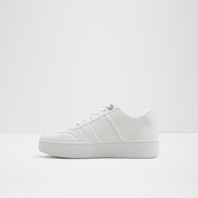Ortive Women's White Sneakers image number 2