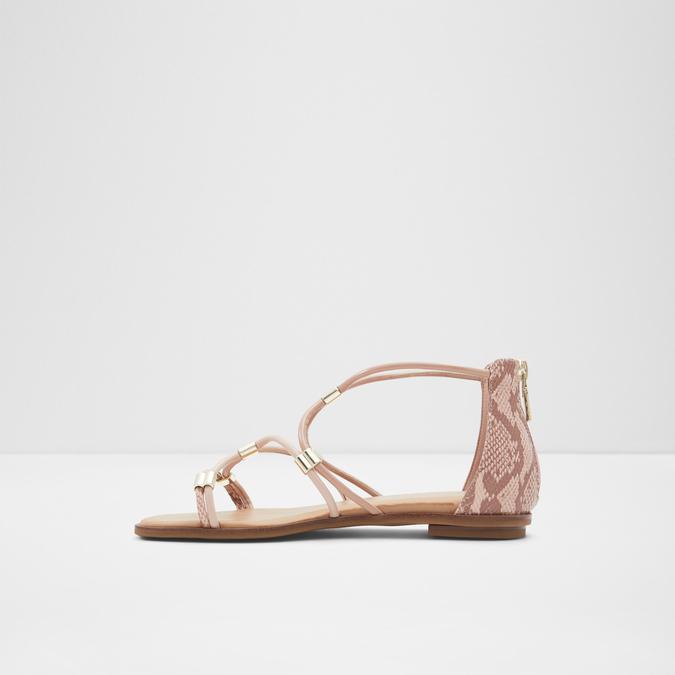 Oceriwenflex Women's Pink Flat Sandals image number 2