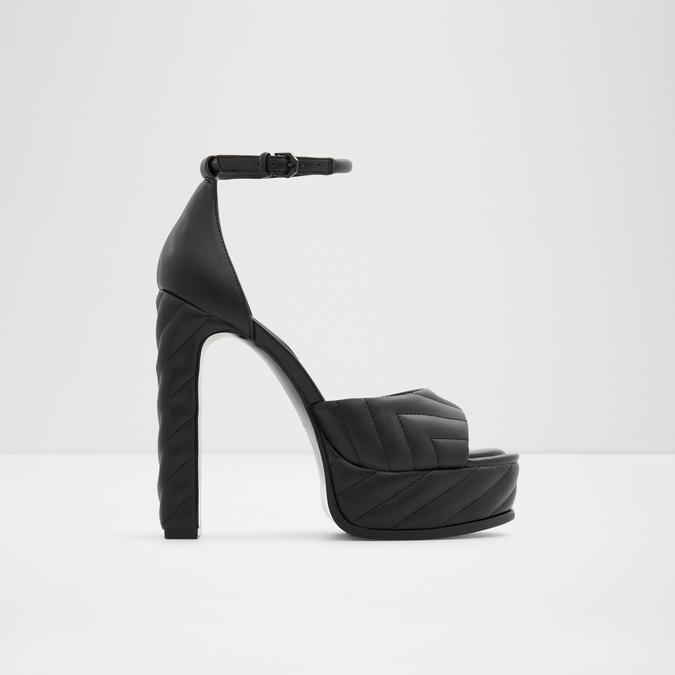 Milena Women's Black Block Heel Sandal