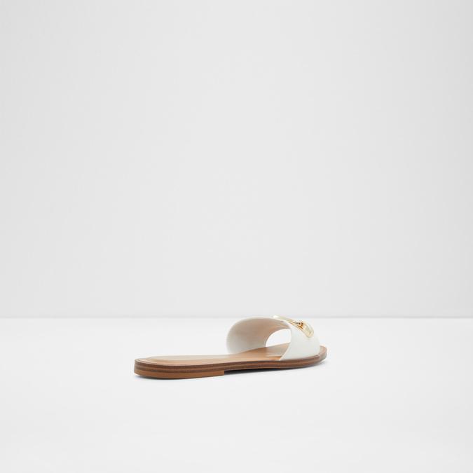 Magda Women's White Flat Sandals image number 1