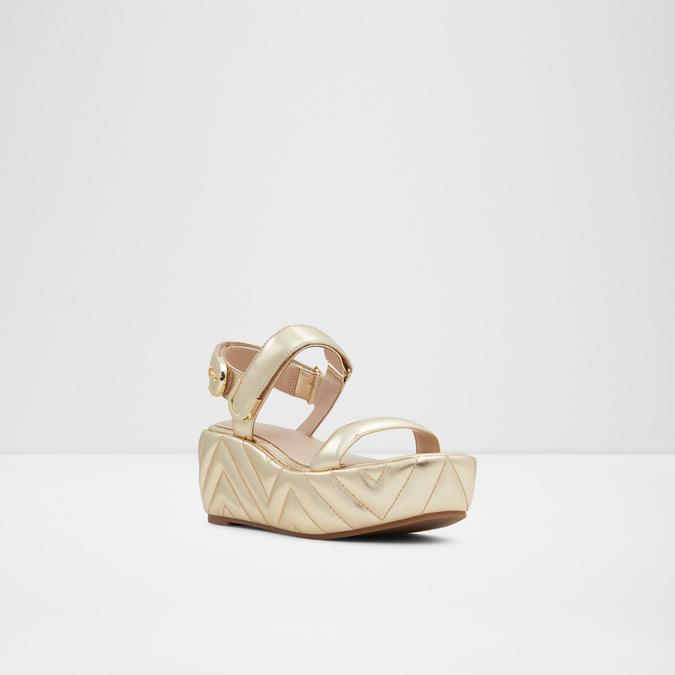 Eroellan Women's Champange Wedges image number 3