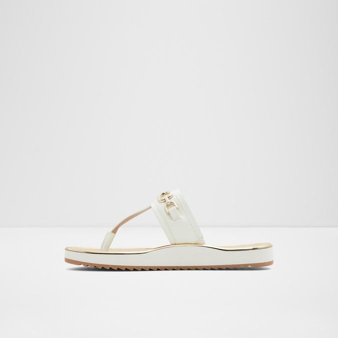 Yerral Women's White Sandals image number 2
