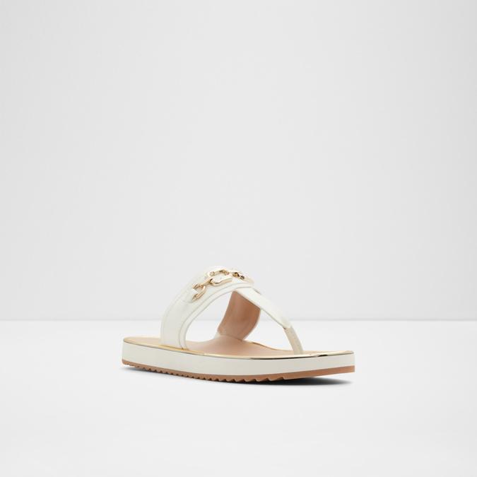 Yerral Women's White Sandals image number 3
