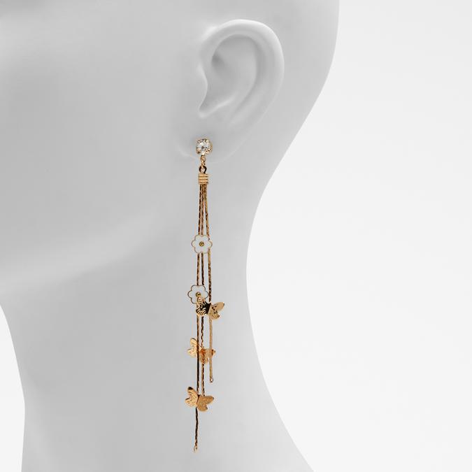 Enederaen Women's Clear On Gold Earrings image number 1