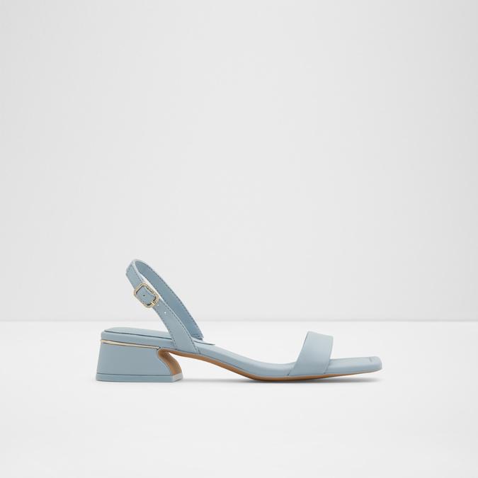 Halenia Women's Light Blue Block Heel Sandal