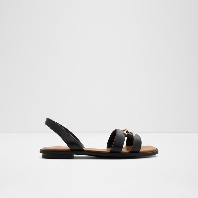 Odele Women's Black Flat Sandals image number 0