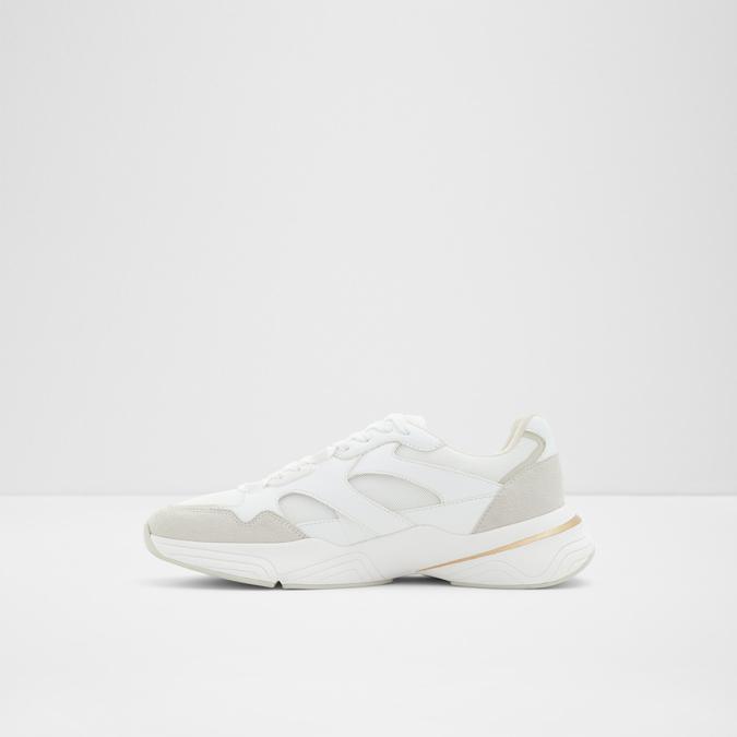 Luno Men's White Joggers image number 2
