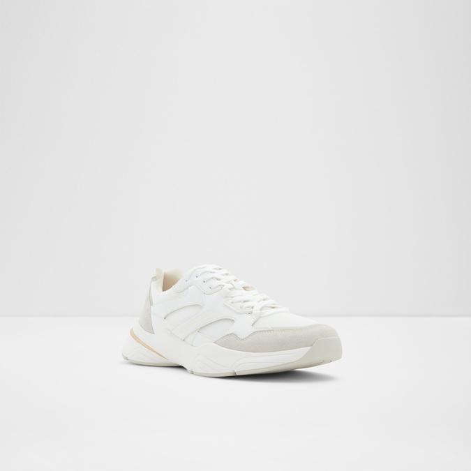 Luno Men's White Joggers image number 3