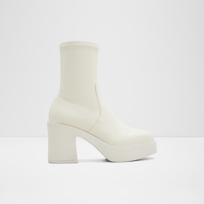 Upstep Women's White Ankle Boots