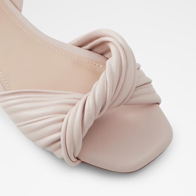 Nabila Women's Light Pink Flat Sandals image number 4