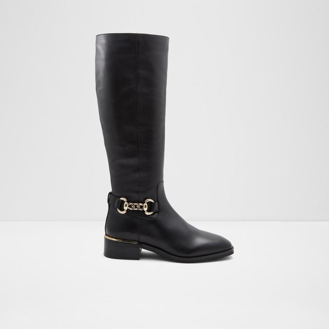 Fraenna Women's Black Knee Length Boots image number 0