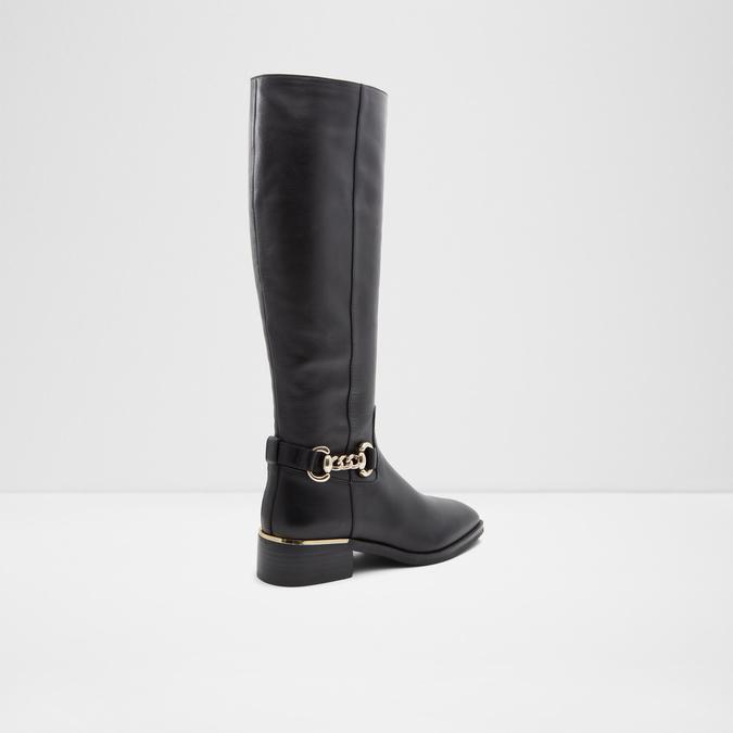Fraenna Women's Black Knee Length Boots image number 1