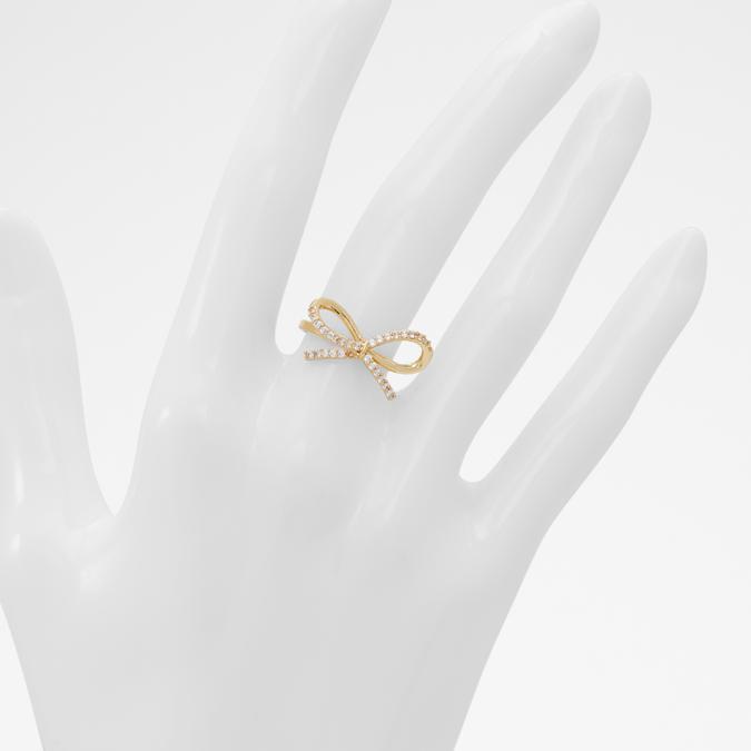 Bowbelli Women's Clear On Gold Ring image number 1