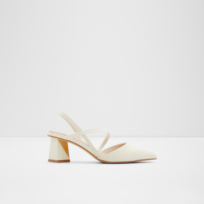 Lunchtime by Pied A Terre | White Pointed Toe Heels