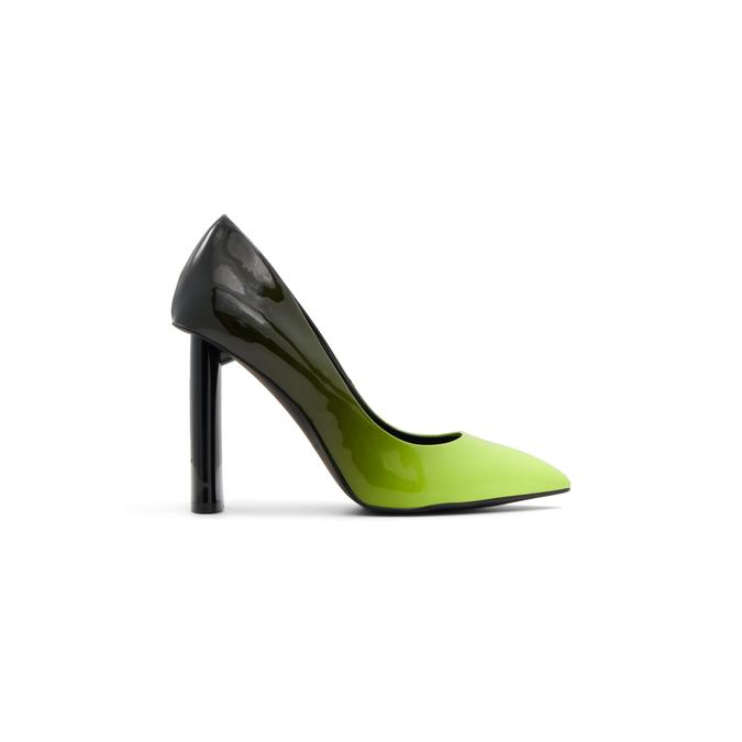Bright green top pumps