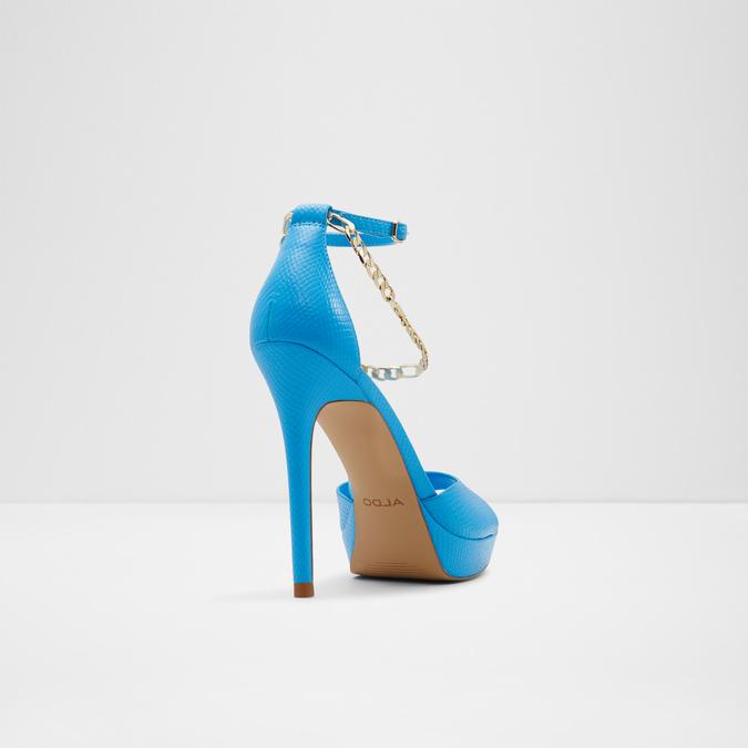 Buy Heel & Buckle London Women's Blue Ankle Strap Sandals for Women at Best  Price @ Tata CLiQ