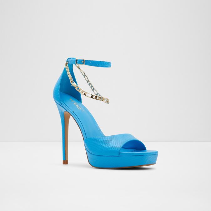 Prisilla Women's Bright Blue Dress Sandals image number 3
