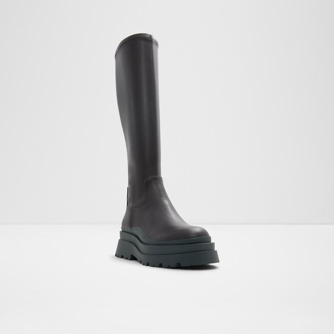 Majorr Women's Black Lug Boots image number 3