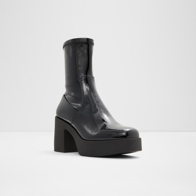 Upstep Women's Black Ankle Boots image number 3