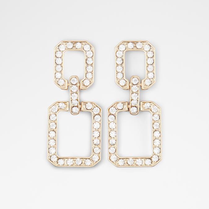 Giretha Women's Clear On Gold Earrings image number 0
