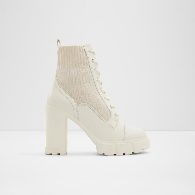 Rebel Women's White Lug Boots image number 0