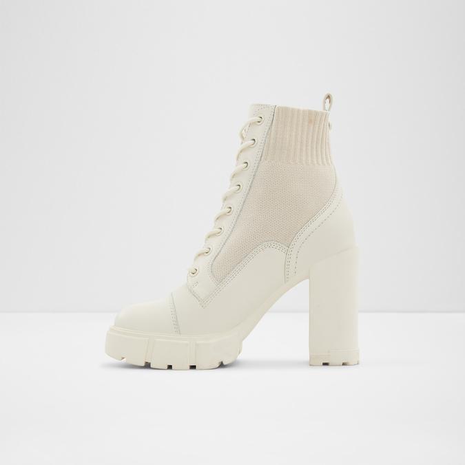 Rebel Women's White Lug Boots image number 2