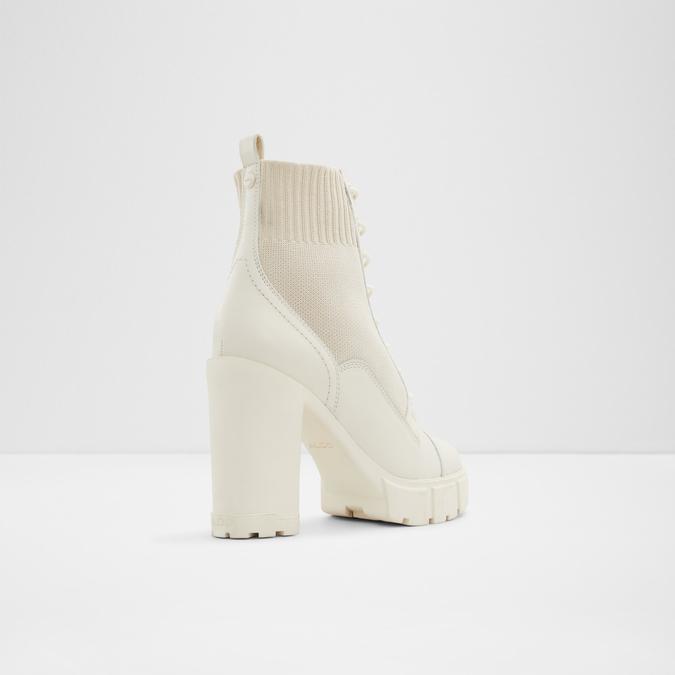 Rebel Women's White Lug Boots image number 1