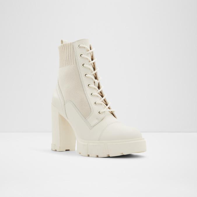 Rebel Women's White Lug Boots image number 3
