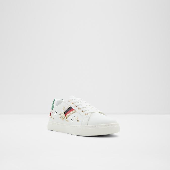 Fineday Women's White Sneakers image number 3