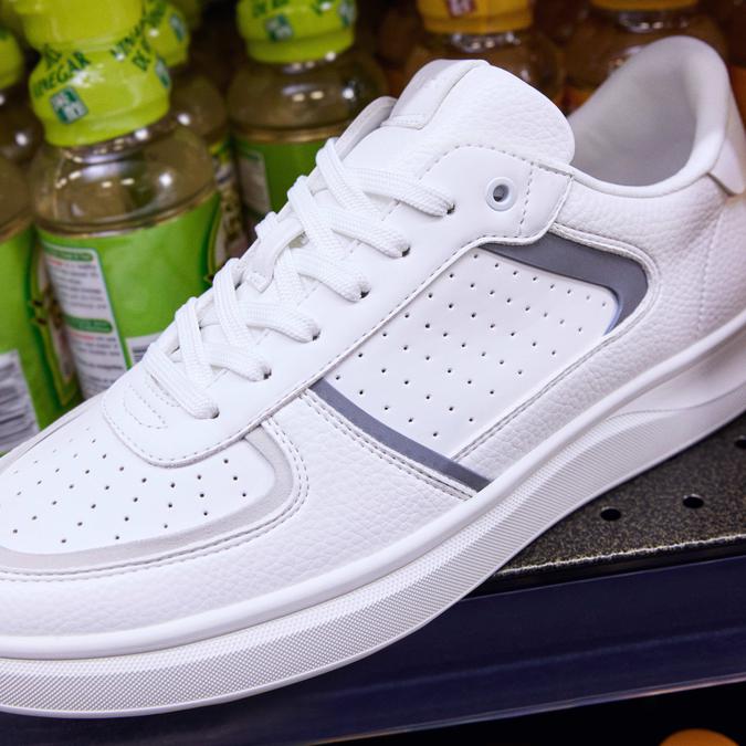 Drishtia Men's White Sneakers image number 1