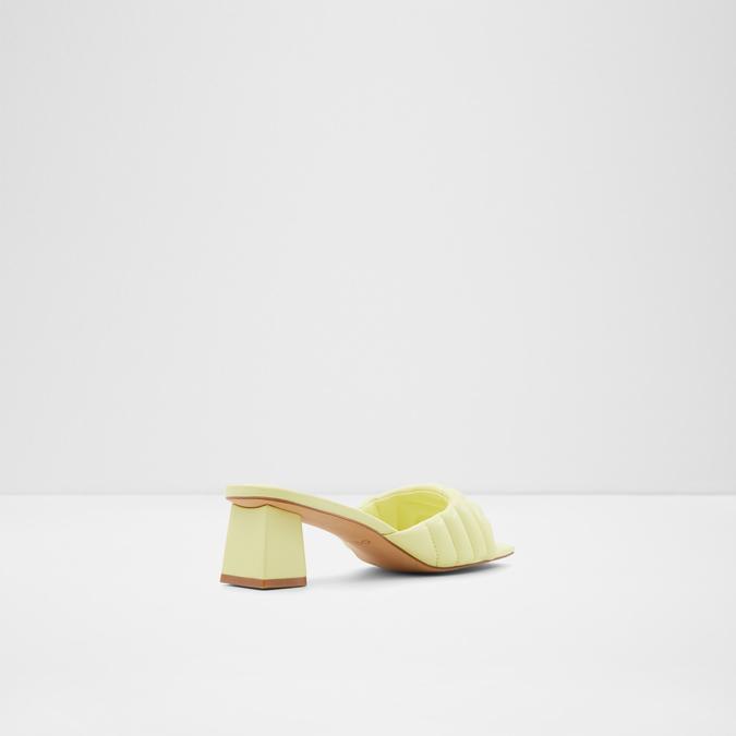 Celesta Women's Yellow Block Heel Sandal image number 1