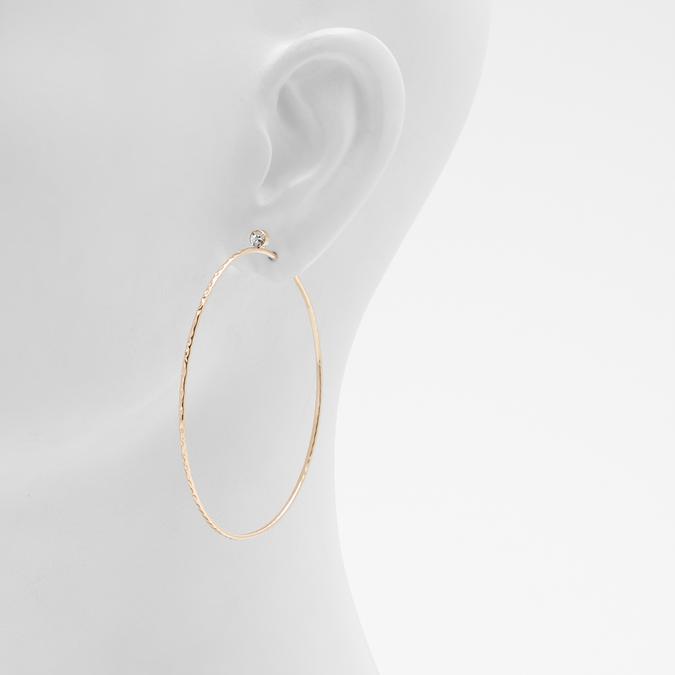 Belorfilia Women's Clear On Gold Earrings image number 1