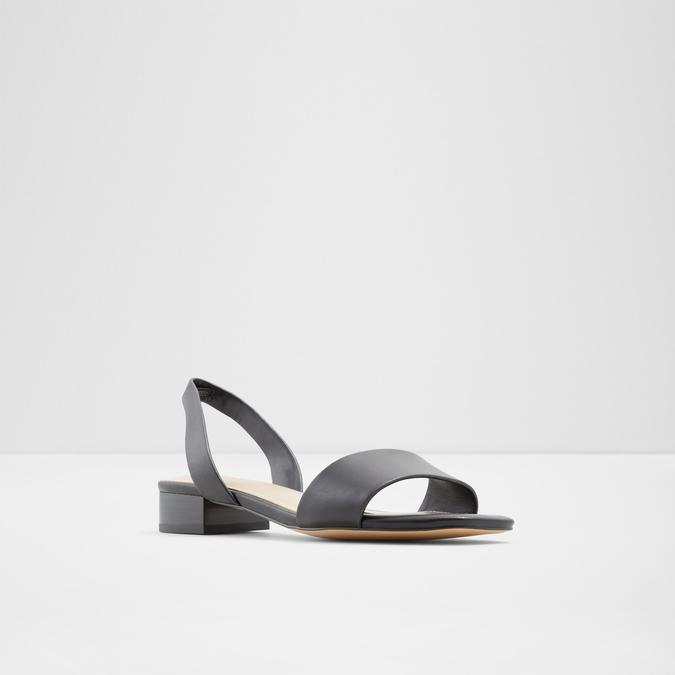 Doredda Women's Black Block Heel Sandal image number 4