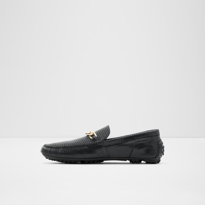 Davinch Men's Black Moccasins image number 3