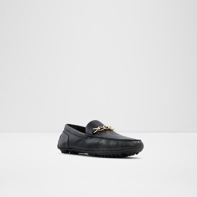 Davinch Men's Black Moccasins image number 4