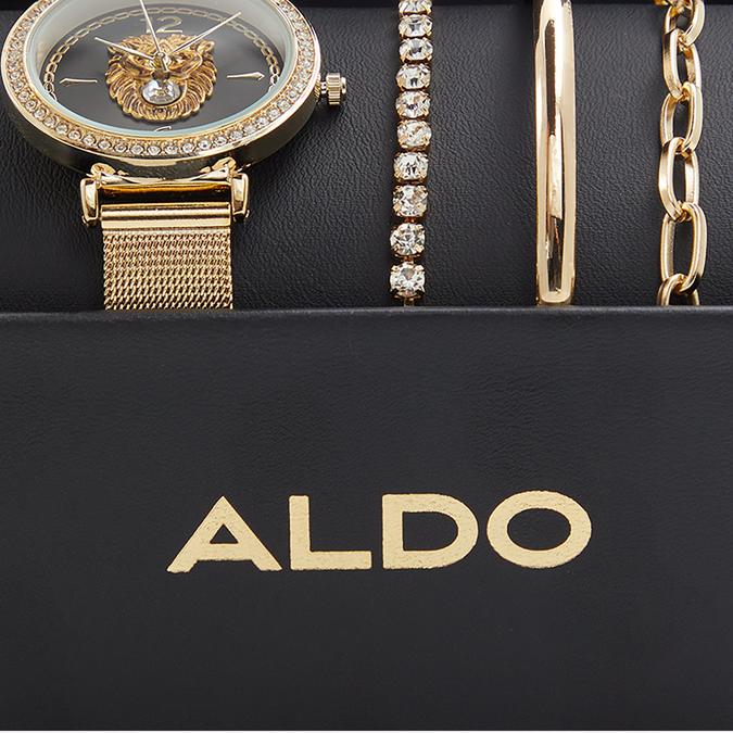 Teiwin Women's Black On Gold Watch image number 2